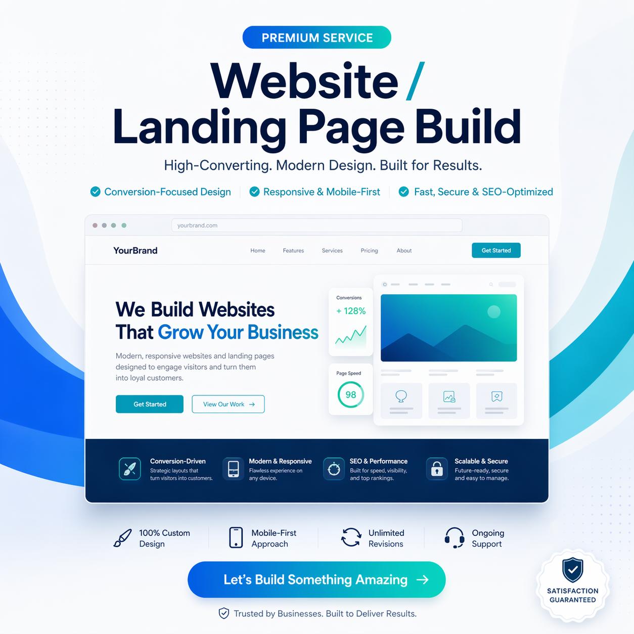 Website Landing Page Build service cover image